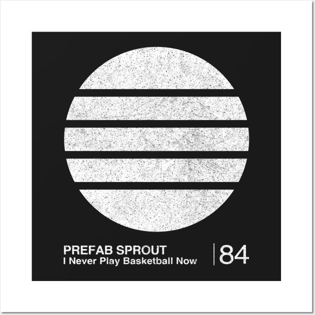 Prefab Sprout / Minimalist Graphic Fan Artwork Design Wall Art by saudade